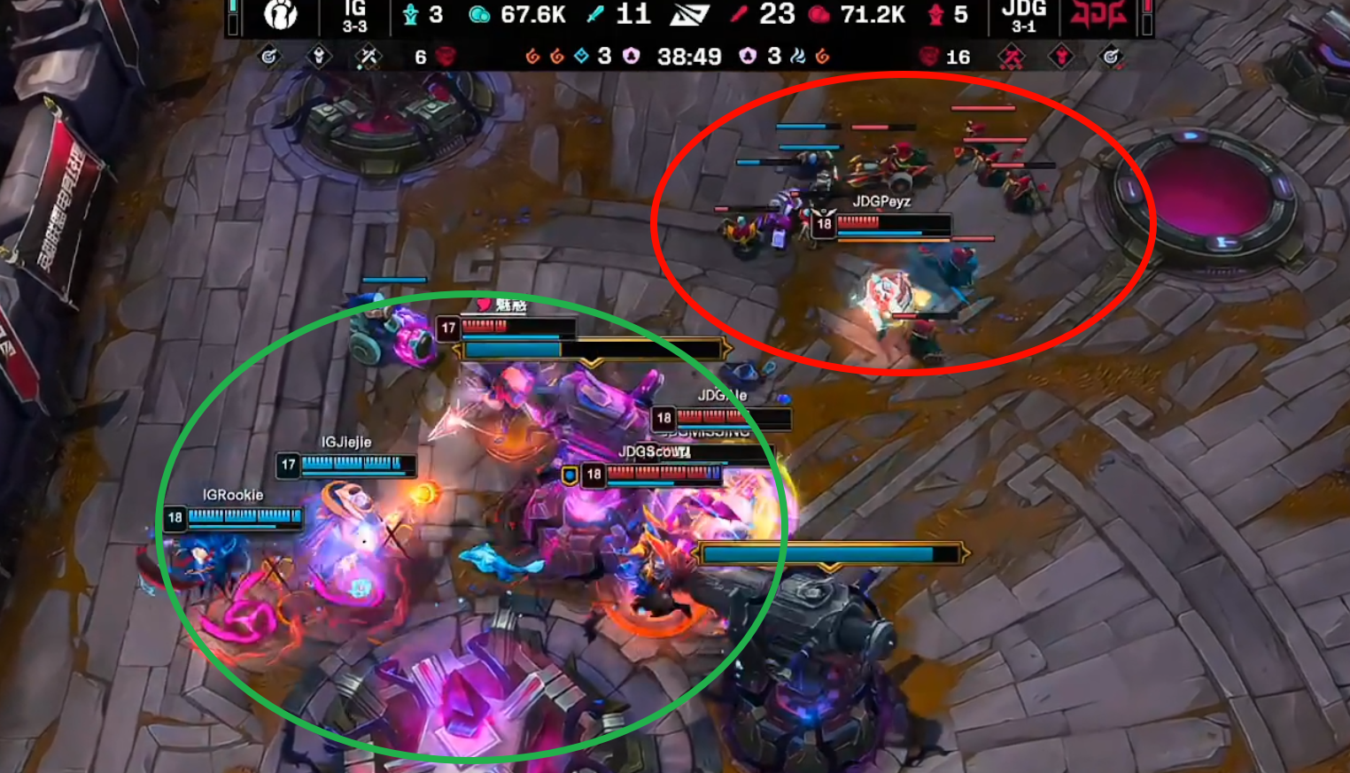 JDG血洗DFM，Uzi制霸全场